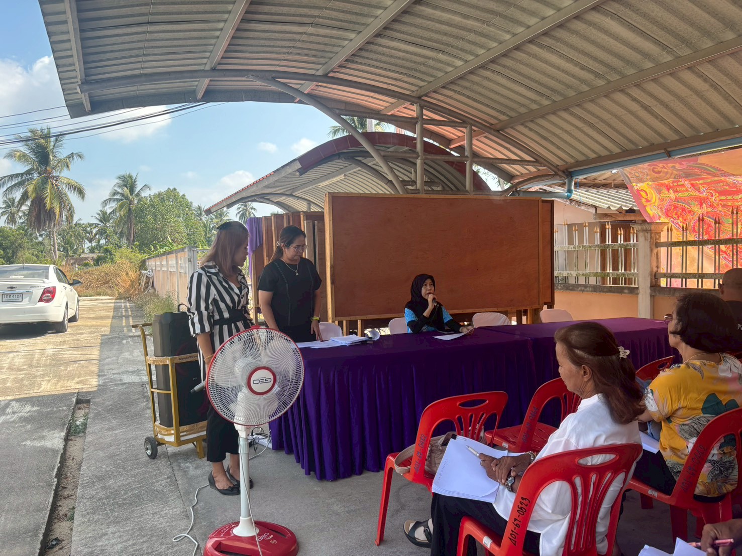 วันพุธ ที่ 22 เดือน เมษายน พ.ศ.2569 เวลา 09.00 น. อบต.ดอน จัดประชุมประชาคมเพื่อพิจารณาร่างเเผนพัฒนาท้องถิ่น (พ.ศ.2566 - 2570) เพิ่มเติม 1/2569 ขององค์การบริหารส่วนตำบลดอน ผลการดำเนินงานเป็นไปด้วยความเรียบร้อย